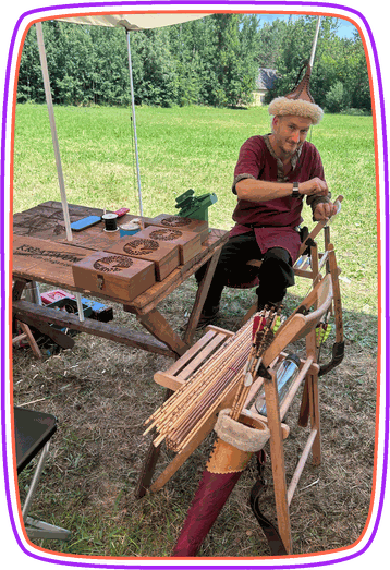 Pfeile bauen wie im Mittelalter