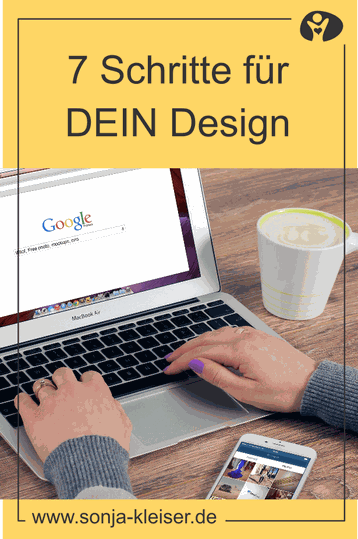 7 Schritte für dein Design - Das erwartet dich bei mir - Sonja Kleiser Werbung & Design