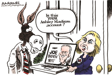 'Democrats Hillary Clinton and Joe Biden', by Margulies, August 26, 2015