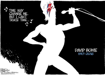 "RIP David Bowie", by Nate Beller, January 11, 2016