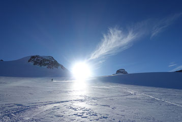 Skitour, Chli Spannort, Nordcouloir, Nordwand Couloir, Abfahrt, Glatt Firn