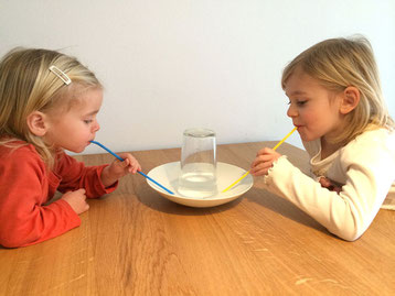 Glas, Experiment, Wasser, Kinder, Kleine Forscher