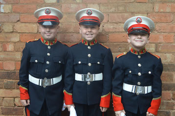 Corps members taking a break from rehersals