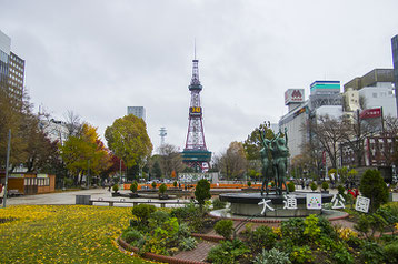 札幌市大通公園の風景写真