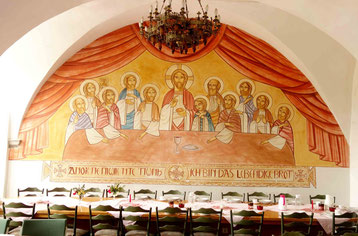 Wandgemälde im koptischen Kloster Brenkhausen,