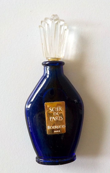 BOURJOIS - SOIR DE PARIS : ETIQUETTE DOREE - FLACON PLUS GRAND QUE CELUI DE LA  PHOTO PRECEDENTE