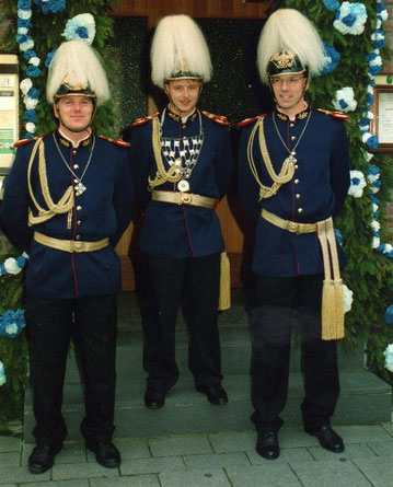 Jungkönig Michael Steffan - Ritter Markus Ibach & Markus Wingerath