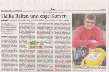 Wilhelmshavener Zeitung vom 17. März 2010