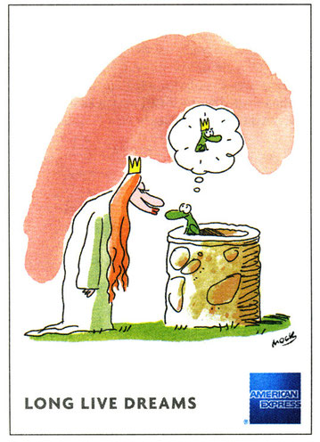 Illustration von Mock für American Express
