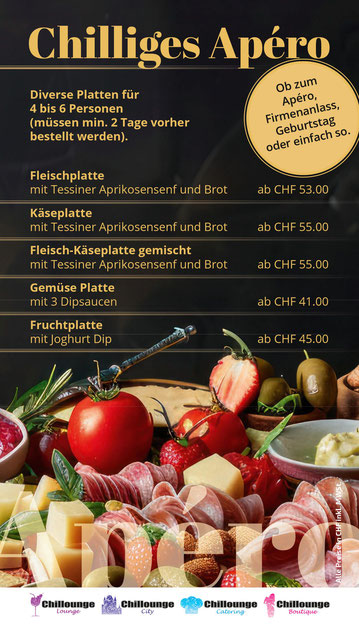 Fleischplatten, Aperoplatten