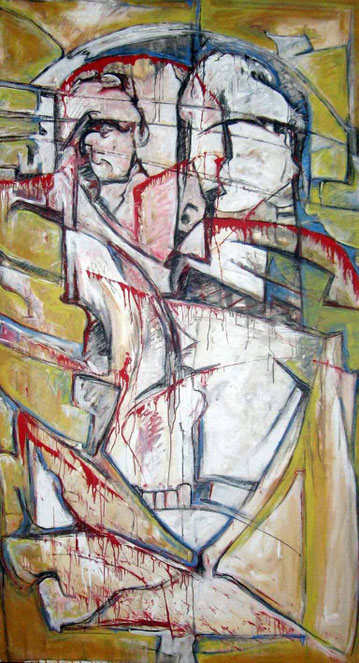 Filzed - acrylique sur toile - 197x105