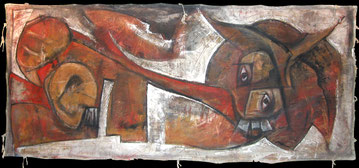 Huile sur drap (collection privée) 