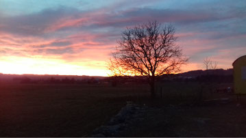 Grandioser Sonnenuntergang