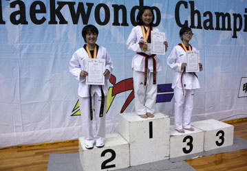 米田優選手(左) 準優勝★