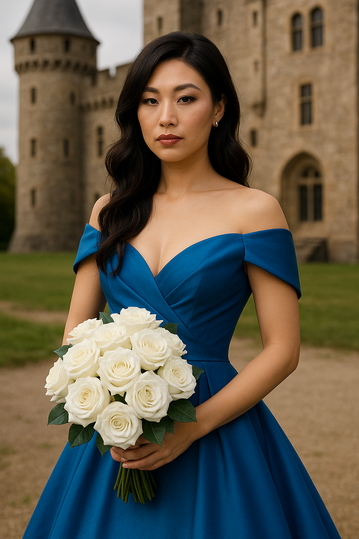 Mariée portant une robe colorée, pour illustrer l'article de blog mariage "et si vous supprimiez ces traditions qui ne vous parlent pas ?", par My Daydream Wedding, wedding planner et designer sur Paris, Lille et la France