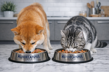 Shiba und britisch Kurzhaar Katze - hundecampus Online Tierfutter