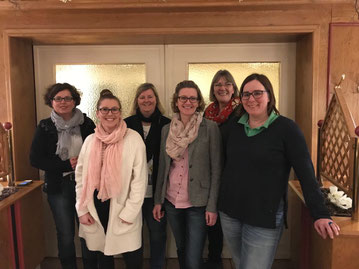 Von links: Antje Klingelhöfer, Emelie Kahle, Frauke Walter, Nicole Kahle, Andrea Paulsen, Katja Semrau (Christina Gerdts nicht anwesend) (Foto: FW)