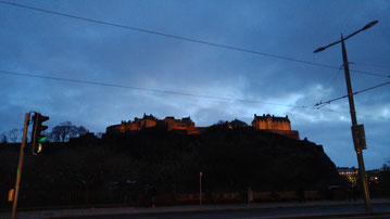 Edinburgh Castle nachts