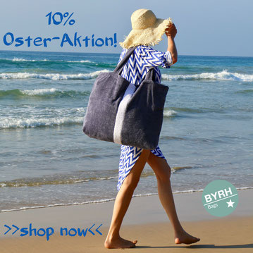 BYRH Oster-Aktion 2018 - Beachbags, Strandtaschen, Poolbags, Clutch, Sommertaschen