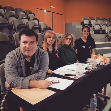 Jurado Concurso ABRIENDO FRONTERAS 2019 (Formosa-Arg.) junto a Josè L. Lozano, Laura Roatta y Natalia Carabajal