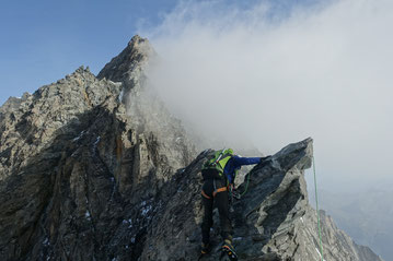 Täschhorn, Dom, Täschhorn-Dom Überschreitung, Täschhorn Dom-Überschreitung, Alphubel, Eisnase, Mischabeljoch Biwak, Mischabeljochbiwak, Mischabelgrat, Täschhorn NNE Grat, Dom S Grat