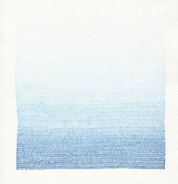 Ohne Titel, 2011, Tusche auf Büttenpapier, 22,5 × 22 cm
