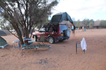 Campingplatz in Sesriem / Namibia