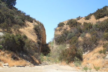 Beale's Cut, the location of the classic John Wayne western "Stagecoach", can still be found, however, the cut in the mountain suffered a partial collapse during the 1994 earthquake. 