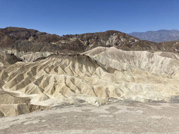 Zabriskie Point, the location for a pivotal scene in John Ford's "Three Godfathers", was also used in "Spartacus" and "One-Eyed-Jacks". 