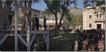 For John Wayne's "True Grit", production built the the shell of Judge Parker’s courthouse on Lena Street and the gallows in Hartwell Park in Ridgway.