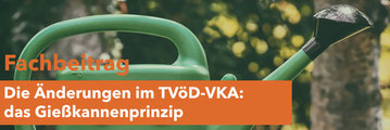 Gießkannenprinzip im TVöD