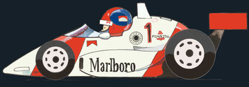 Emerson Fittipaldi by Muneta & Cerracín - PenskeIlmor PC19 1990 2.6litre Turbocharged V8