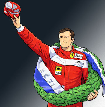 Patrick Tambay by Muneta & Cerracín