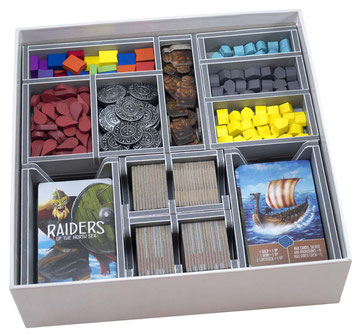 folded space insert organizer raiders of the north sea