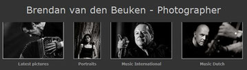 Screenshot site Brendan van den Beuken