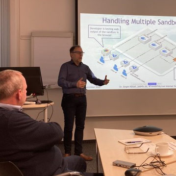 Stamtisch Smarte Sensorsysteme, Dr. Jürgen Nützel (4fo), Dr. Frank Spiller (IMMS)