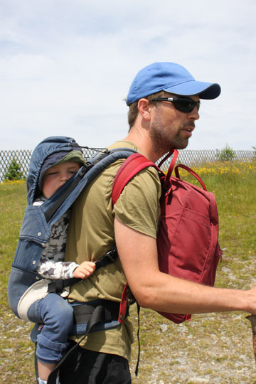 Wanderung mit ausgewogener Gewichtverteilung im Sommer 2017