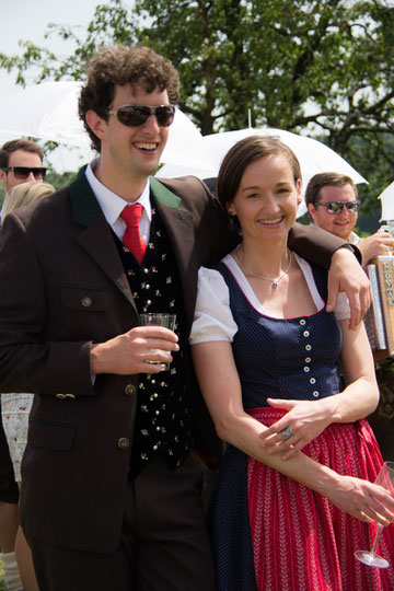 Anna und Thomas bei der Maut