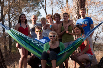 The smash crew: Mac, Holly, Edgar, Ginger Jonny, Heather, Neil, Jack, Hazel and Mayan. Photo by Jack Geldard.