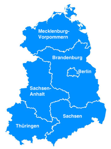 Vertretungsgebiete der Handelsvertretung Roesler