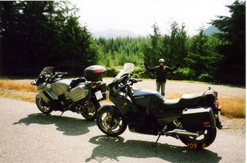 Touring with dad on Vancouver Island