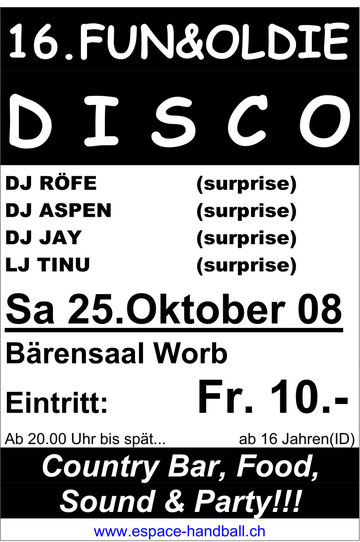 Bärensaal Worb, DJ Aspen