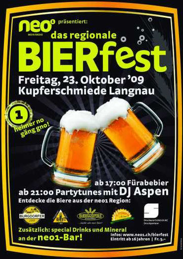 Bierfest Langnau, Neo1, DJ Aspen