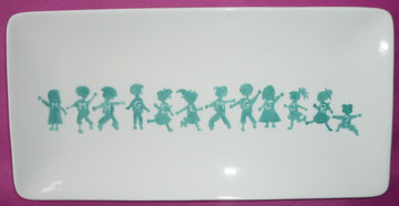 Plat à cake Turquoise