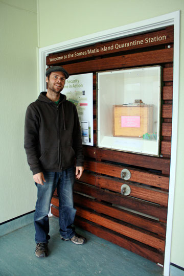 Tim finished and happy