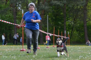 1. Platz 21.04.14 Hunderennen Zellhausen