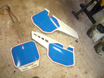 Plastique KTM (identique au 1985)