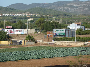 vue à l'arrière du complexe