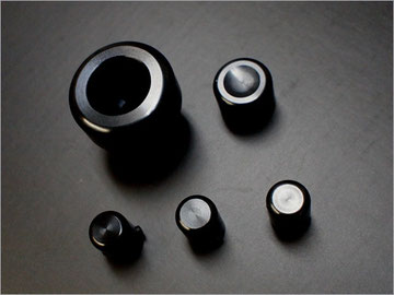 Aluminum knob & dial（black）