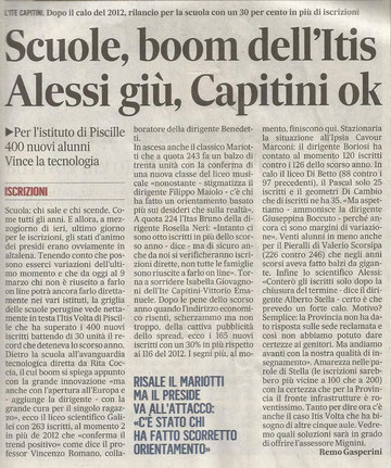L'articolo di Remo Gasperini